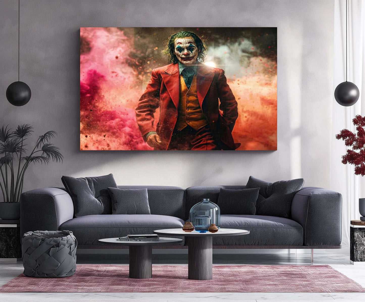 Joker – Strikes | Chaos Unleashed Metal Frame | Dark DC Villain Wall Art - TURTLEWINGS