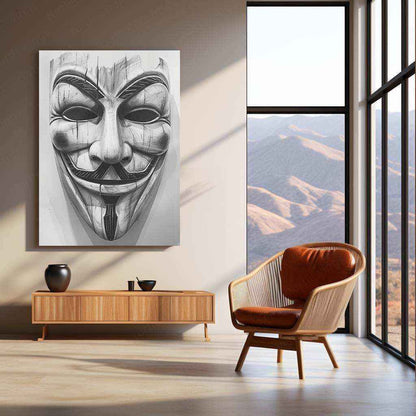 Joker Mask Metal Poster - TURTLEWINGS