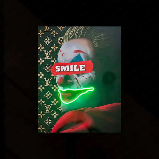 Joker Neon LED Metal Poster â Iconic Villain Wall Art for Fans & Collectors - TURTLEWINGS