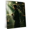 Movies & Series Metal Poster | Jr NTR Mass Stylish Metal Poster | Telugu Superstar Wall Art | Premium Action Portrait Frame