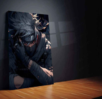 Kakashi Hatake – Naruto Metal Poster - TURTLEWINGS