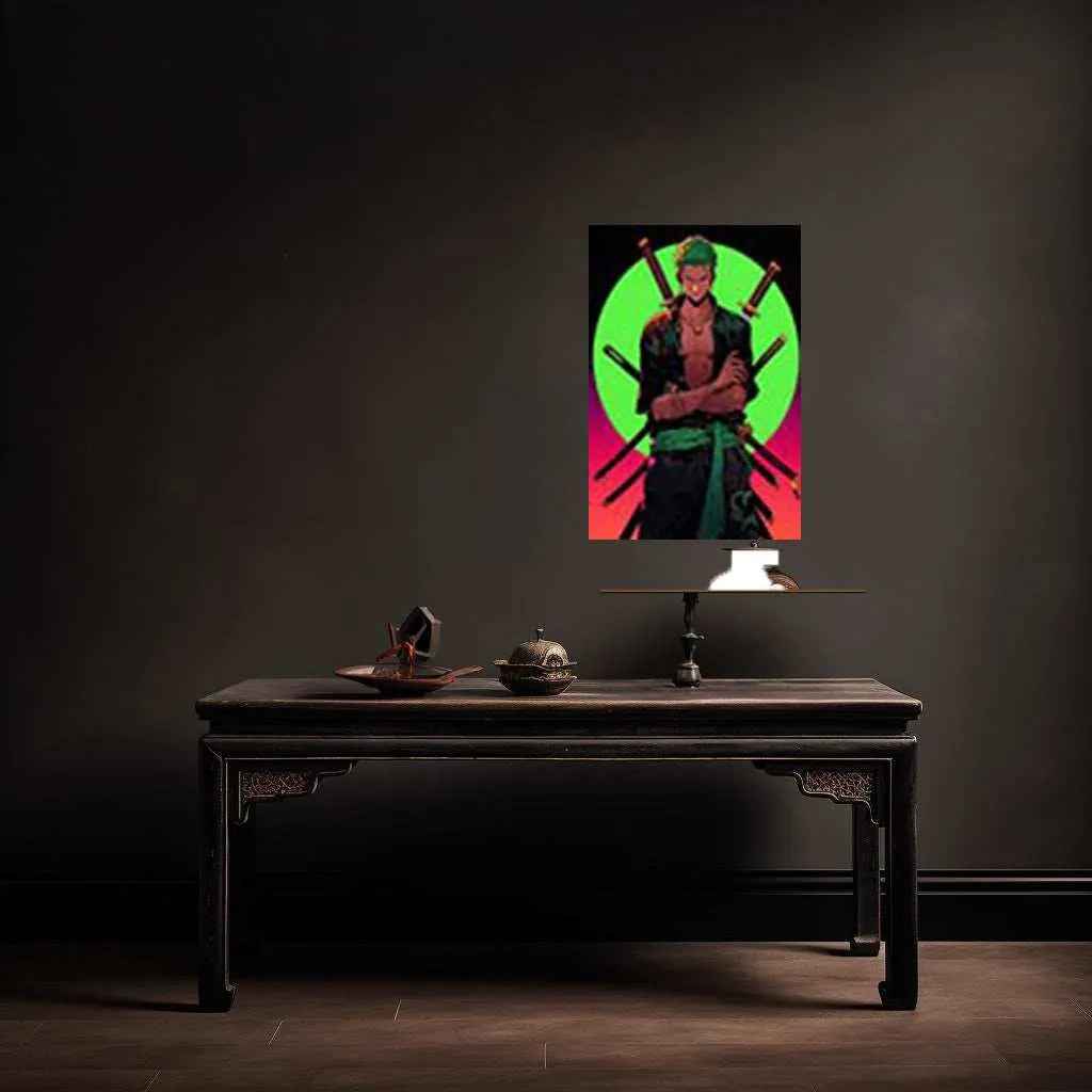 zoro metal poster - TURTLEWINGS