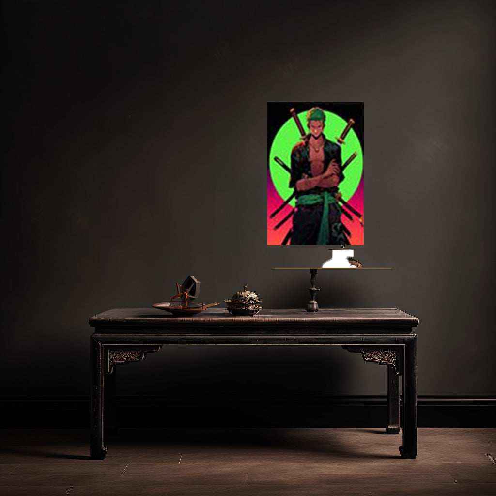 zoro metal poster - TURTLEWINGS