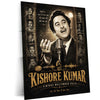 Kishore Kumar – Vintage Bollywood Voice | Golden Era Music Metal Frame | Retro Hindi Music Wall Art by TurtleWings