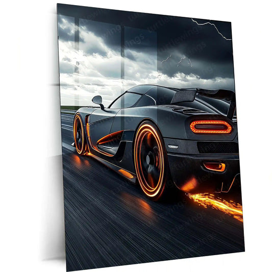 Car Metal Poster | Koenigsegg Agera Metal Poster – Luxury Hypercar Wall Art01 - TURTLEWINGS