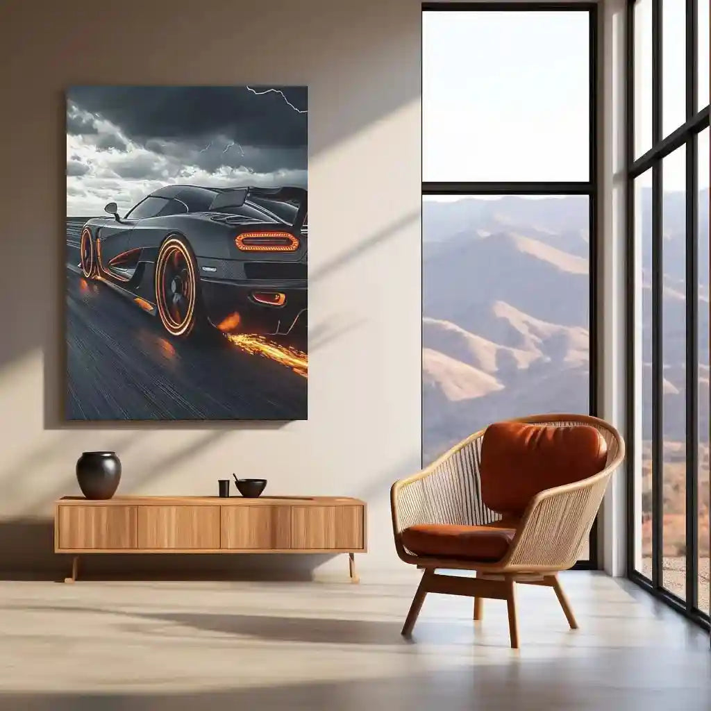 Car Metal Poster | Koenigsegg Agera Metal Poster – Luxury Hypercar Wall Art01 - TURTLEWINGS