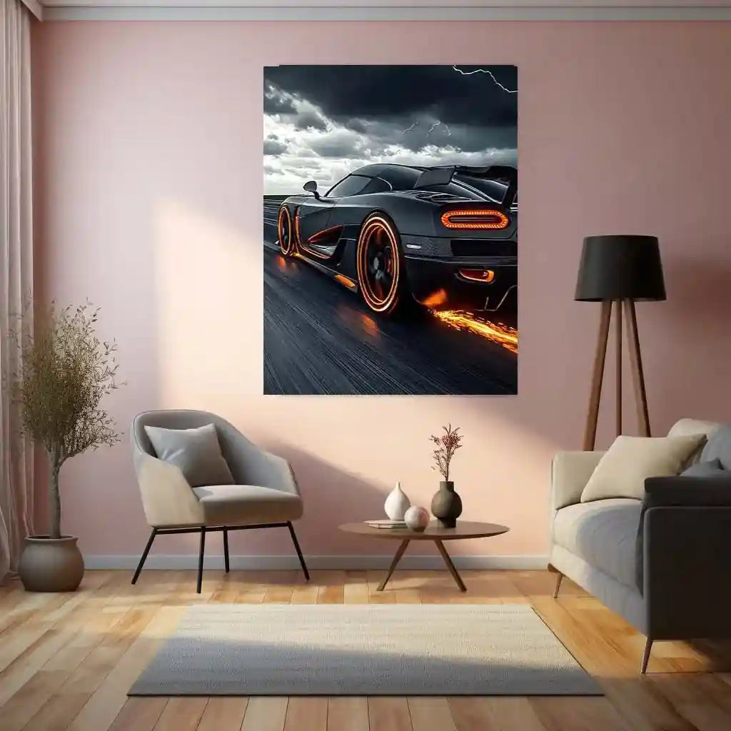Car Metal Poster | Koenigsegg Agera Metal Poster – Luxury Hypercar Wall Art01 - TURTLEWINGS