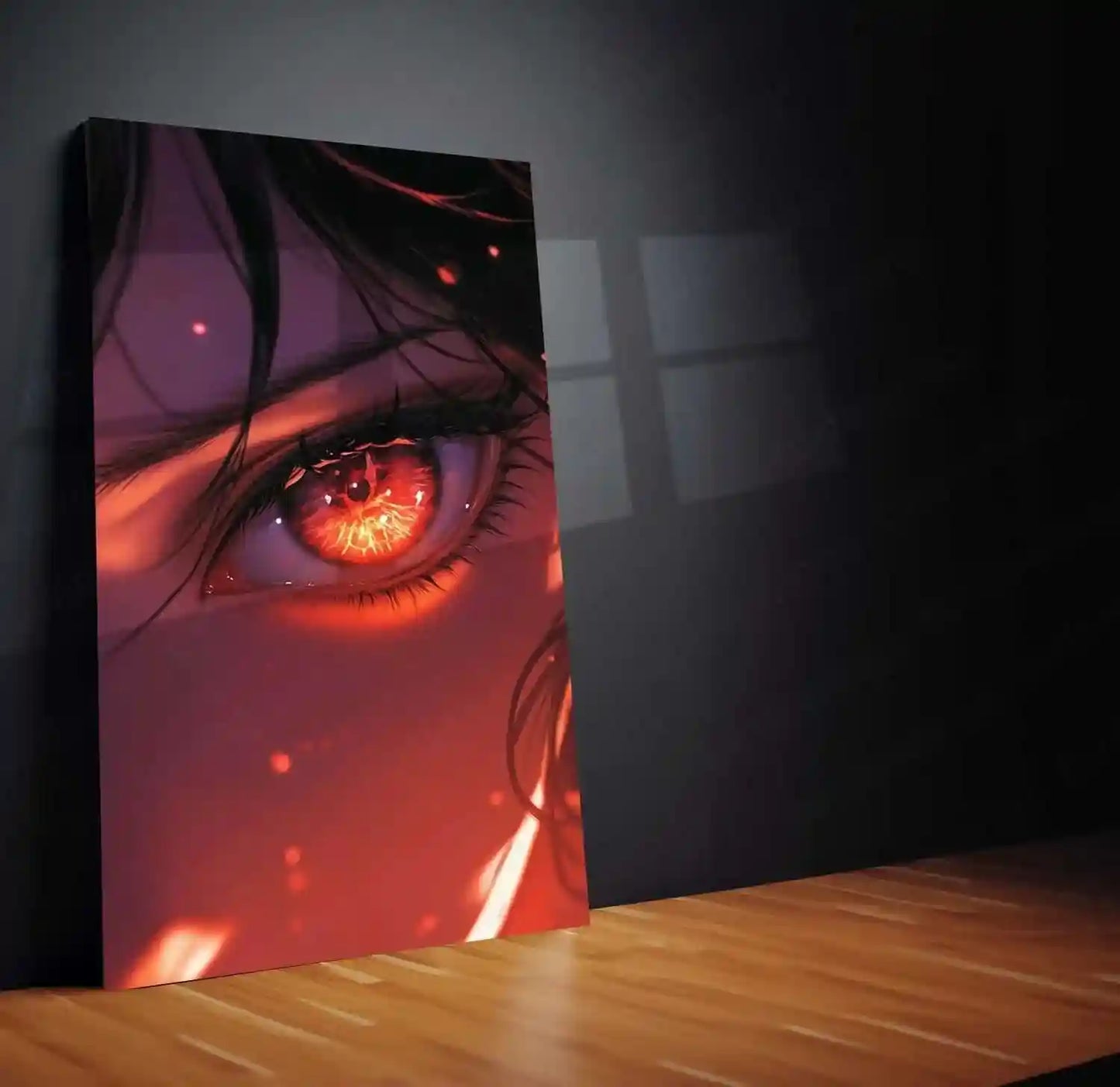 Anime Metal Poster | Anime Girl Metal Poster | Elegant Waifu Wall Art | Aesthetic Japanese-Inspired Decor - TURTLEWINGS