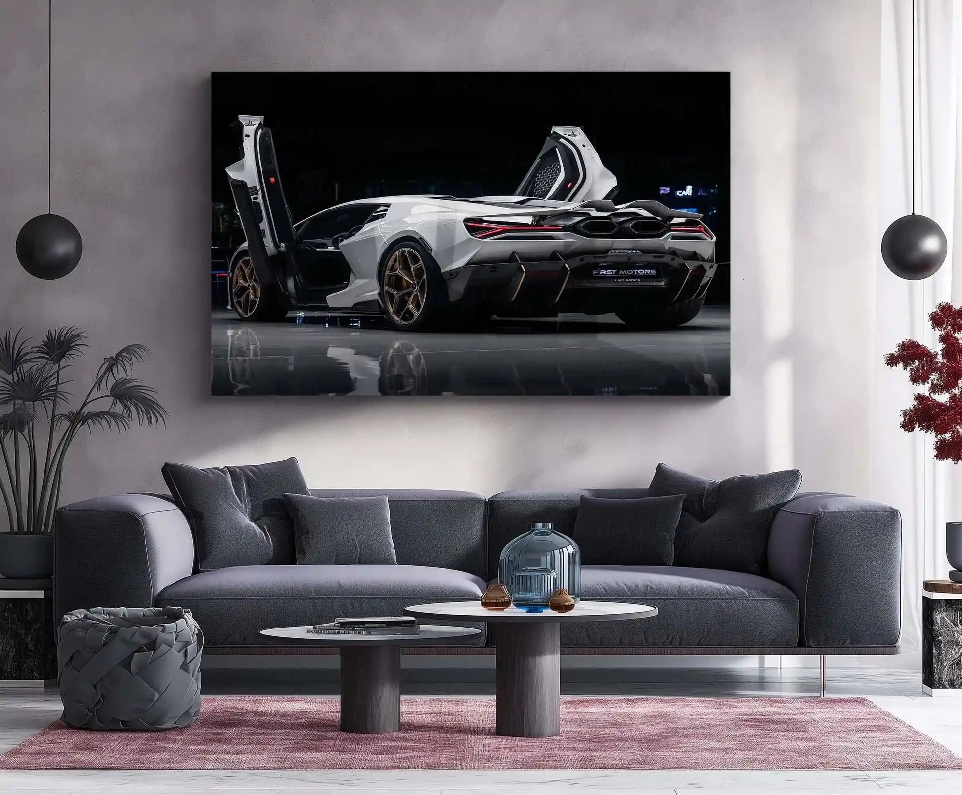 Car Metal poster | Lamborghini Metal Poster – The Ultimate Supercar Wall Art - TURTLEWINGS