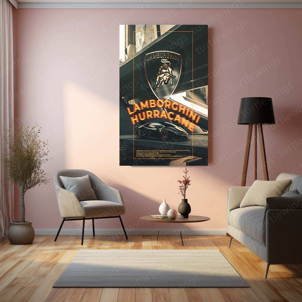 Lamborghini Poster – Iconic Supercar Artwork - TURTLEWINGS