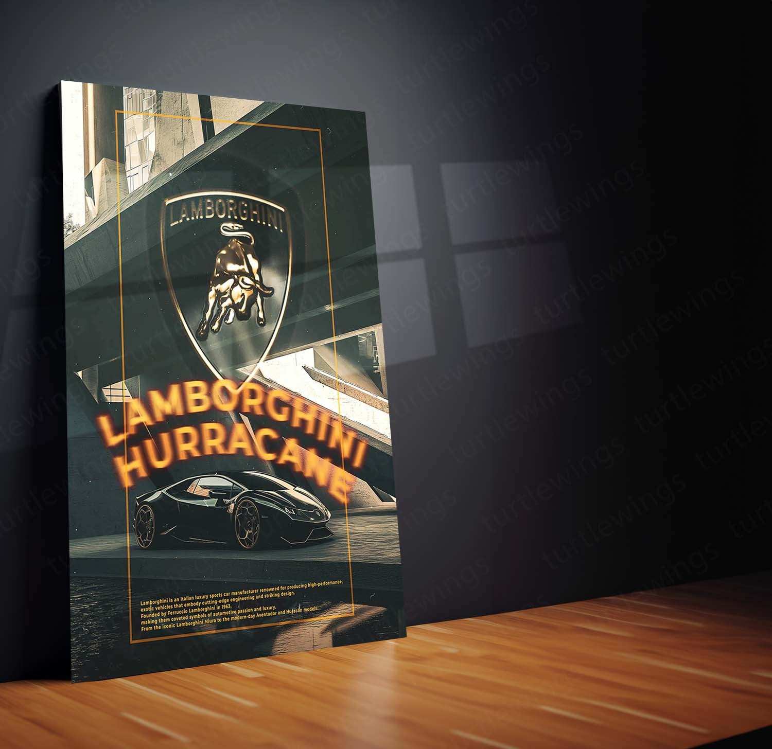 Lamborghini Poster – Iconic Supercar Artwork - TURTLEWINGS
