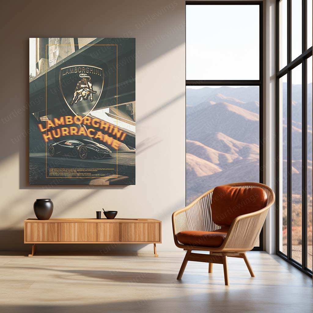 Lamborghini Poster – Iconic Supercar Artwork - TURTLEWINGS