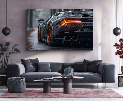 Lamborghini Neon LED Metal Frame â Luxury Car Wall Art - TURTLEWINGS