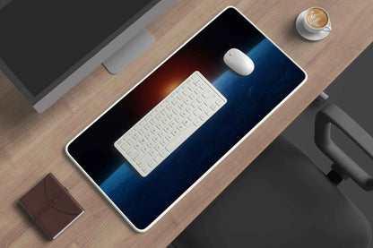 Space abstract art deskmat - TURTLEWINGS