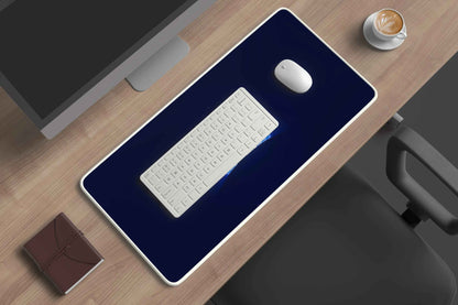 wolf moon howling abstract deskmat - TURTLEWINGS