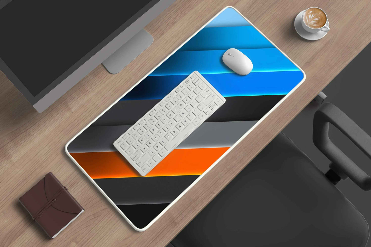 color abstract deskmat - TURTLEWINGS