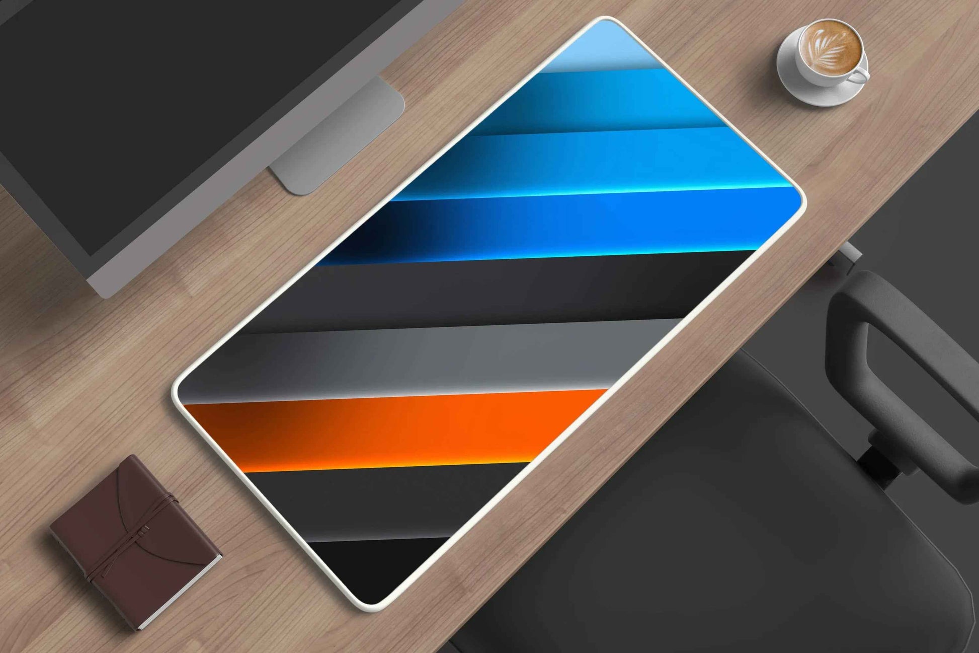 color abstract deskmat - TURTLEWINGS