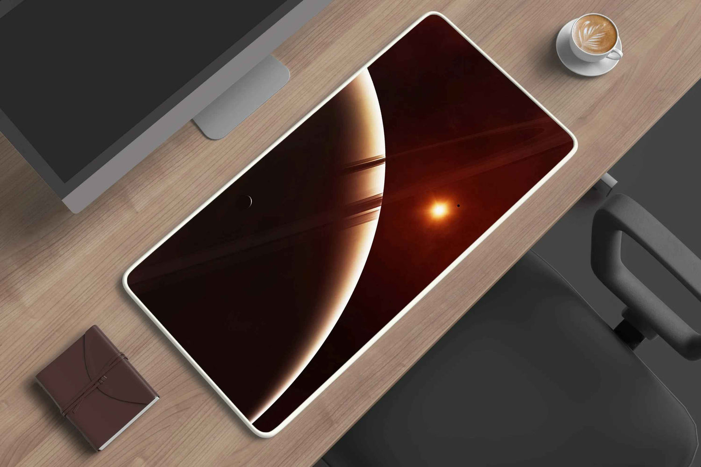 Space asthetic deskmat - TURTLEWINGS