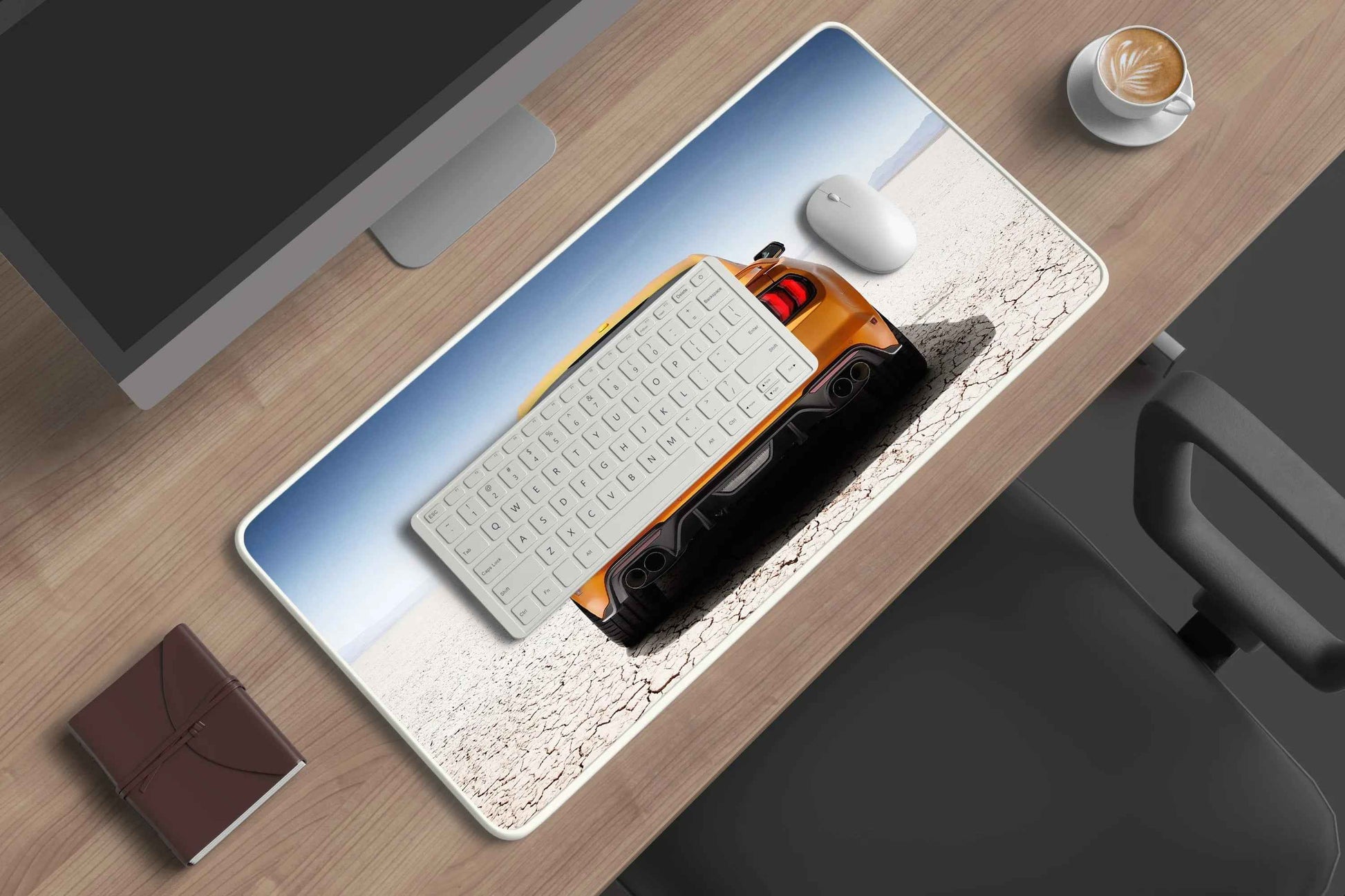 Ford Mustang car deskmat - TURTLEWINGS