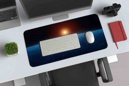 Space abstract art deskmat - TURTLEWINGS