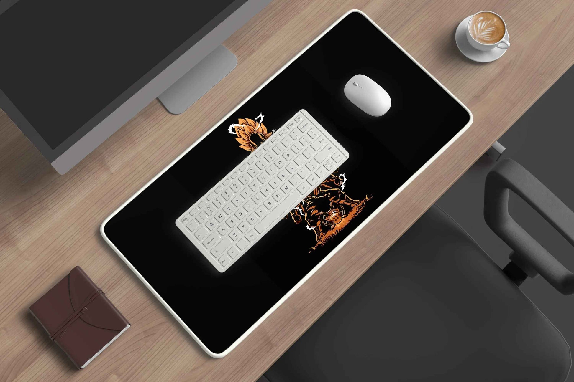 goku faces (DBZ) anime deskmat - TURTLEWINGS