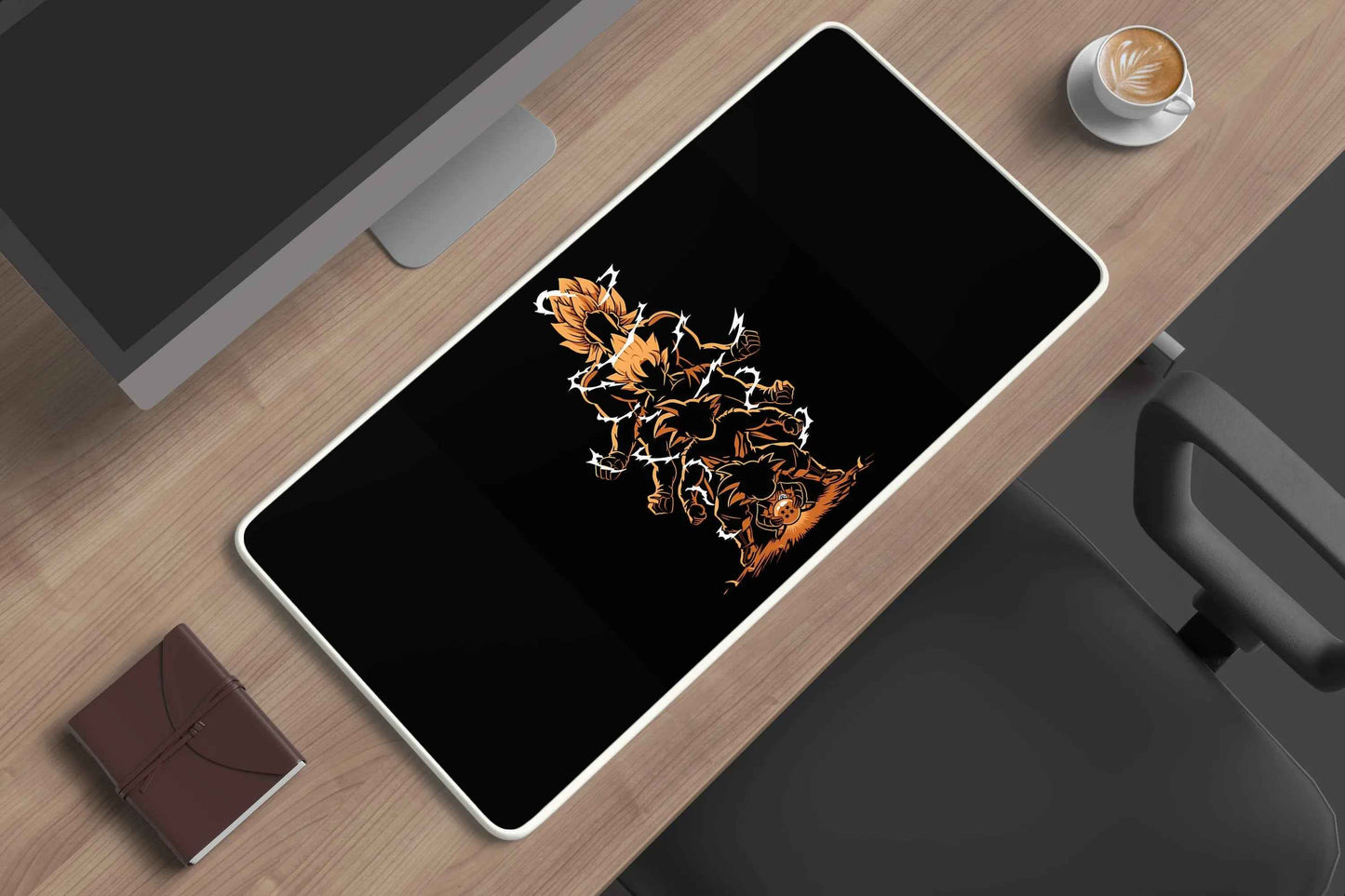 goku faces (DBZ) anime deskmat - TURTLEWINGS