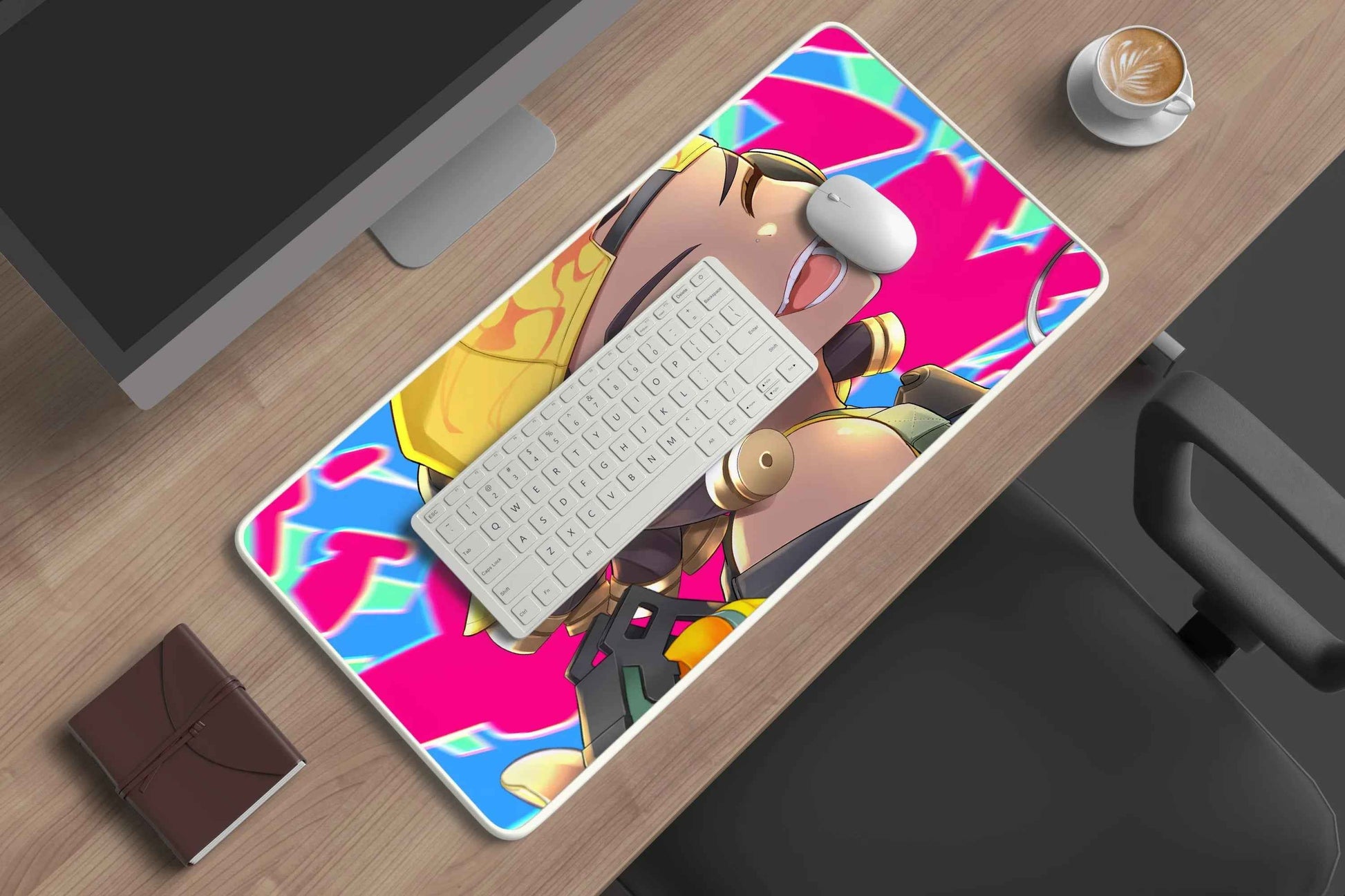 Raze (Valorant) gaming deskmat - TURTLEWINGS