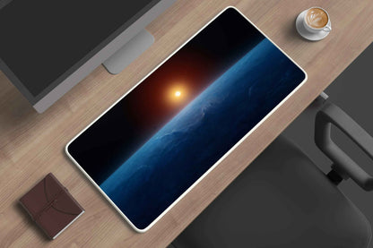 Space abstract art deskmat - TURTLEWINGS