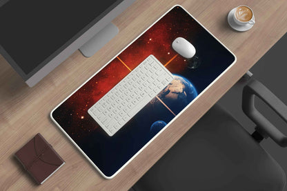 Solar System abstract deskmat - TURTLEWINGS