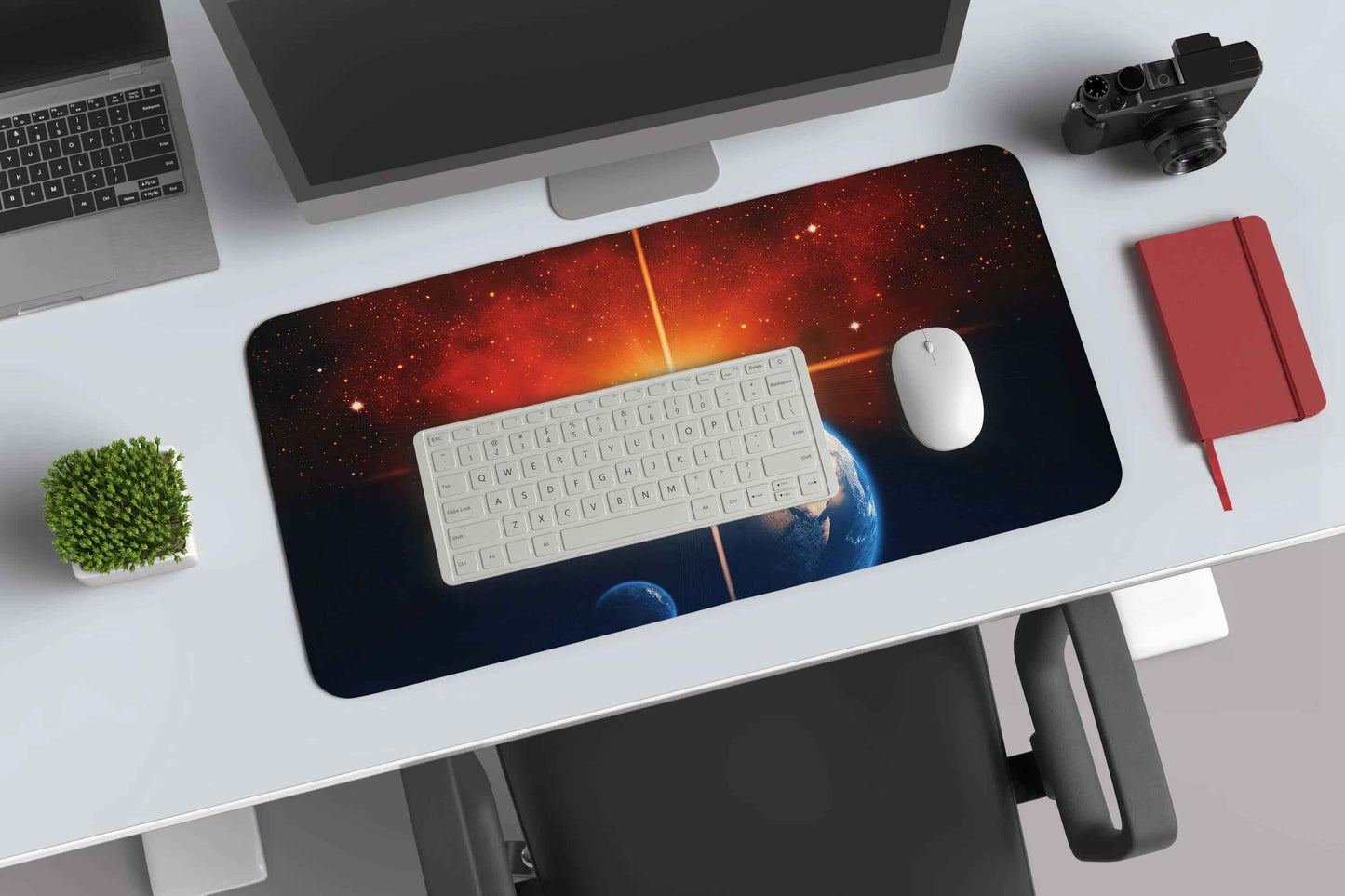 Solar System abstract deskmat - TURTLEWINGS