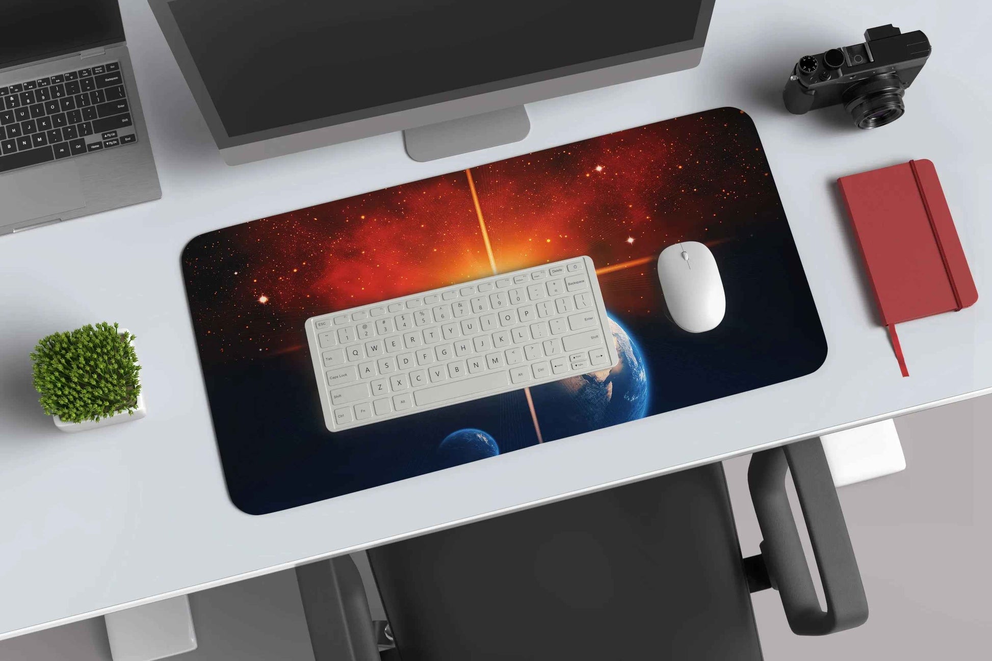 Solar System abstract deskmat - TURTLEWINGS