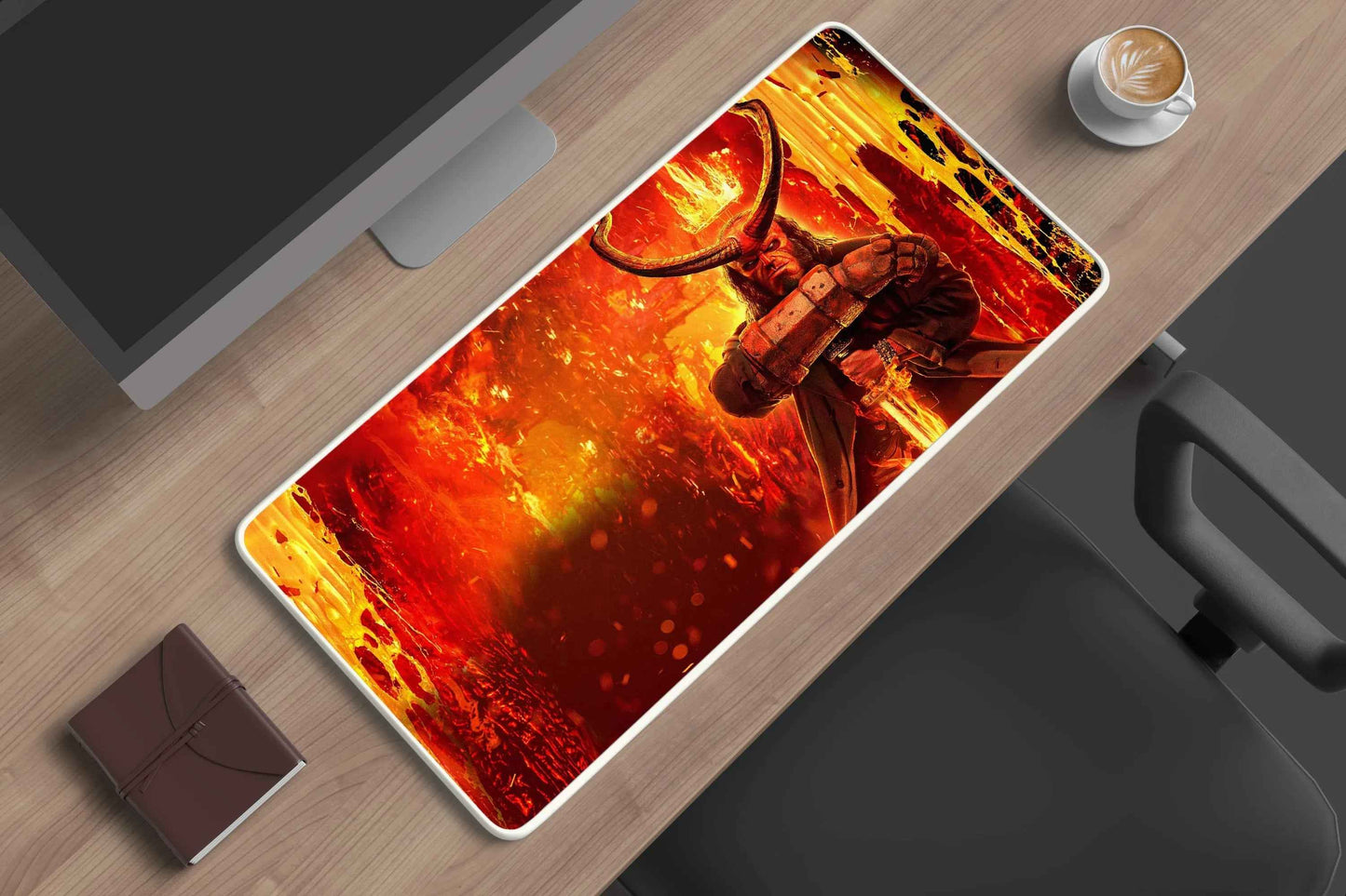Hellboy movie characters deskmat - TURTLEWINGS