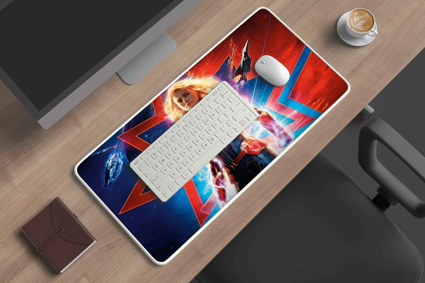 Captain Marvel deskmat - TURTLEWINGS
