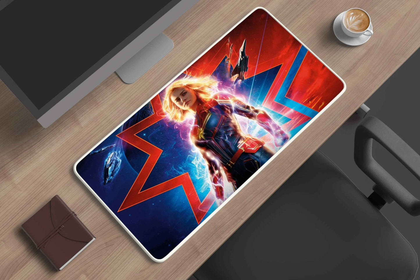 Captain Marvel deskmat - TURTLEWINGS