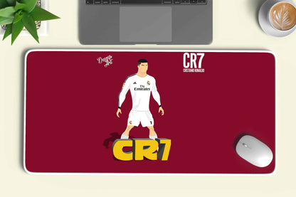 cristiano ronaldo footballer deskmat - TURTLEWINGS