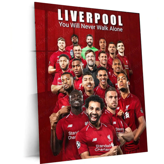 Sports | Liverpool FC Metal Poster – Iconic Football Wall Art - TURTLEWINGS