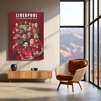 Sports | Liverpool FC Metal Poster – Iconic Football Wall Art - TURTLEWINGS