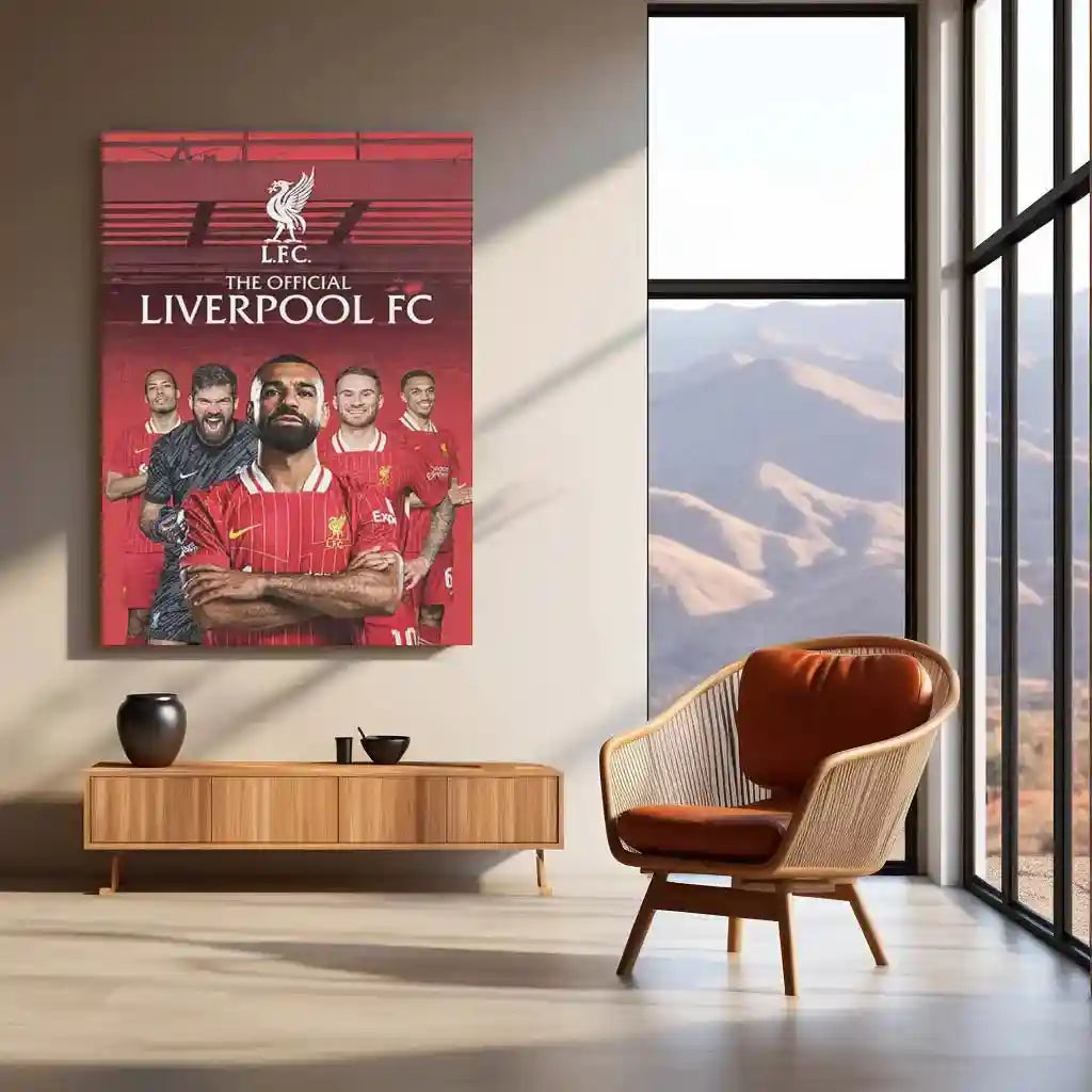Sports | Liverpool FC Metal Poster – Iconic Football Wall Art 01 - TURTLEWINGS