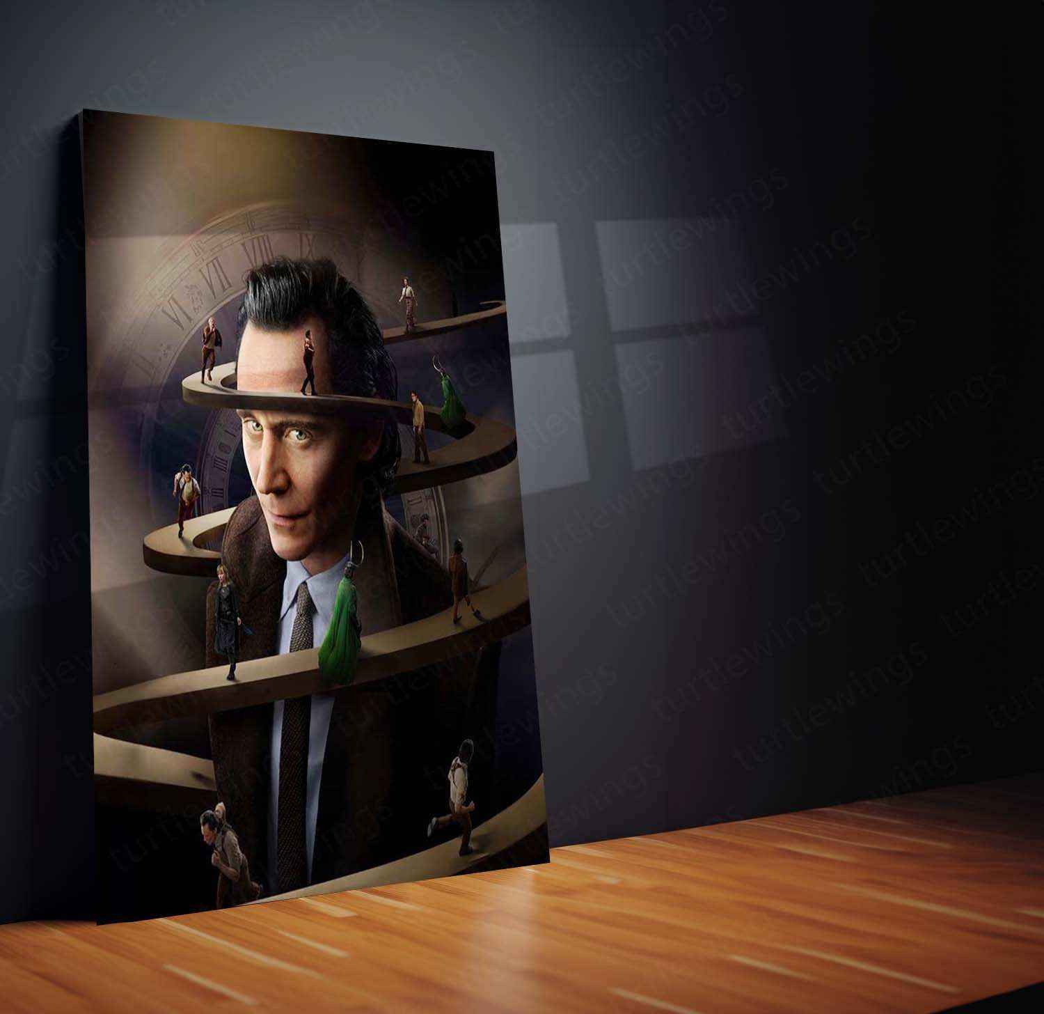 Loki Marvel Metal Poster – God of Mischief Wall Art - TURTLEWINGS