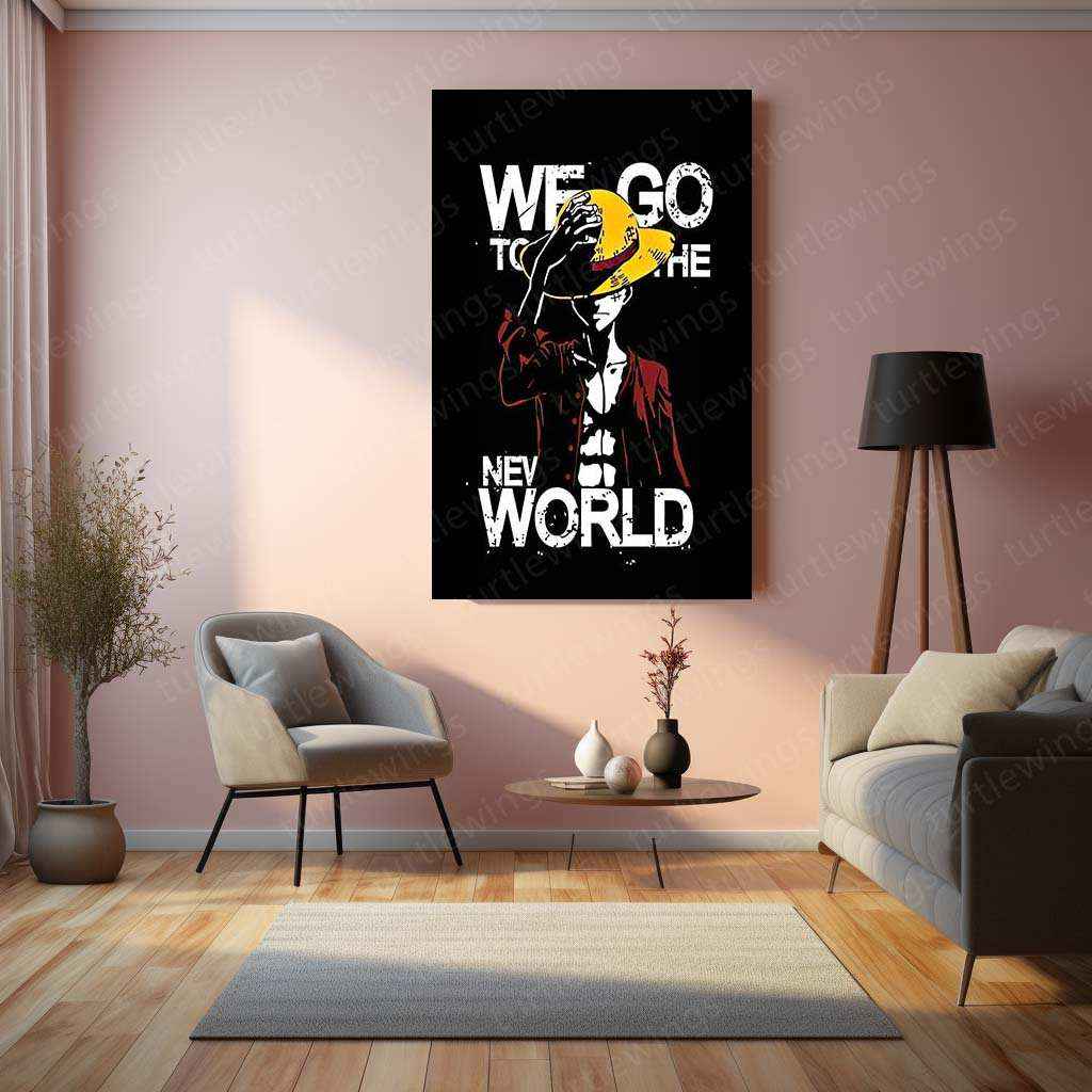 Monkey D. Luffy Metal Poster – The Future Pirate King! 1 - TURTLEWINGS