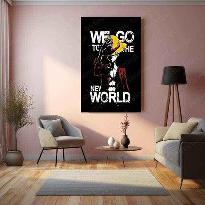 Monkey D. Luffy Metal Poster – The Future Pirate King! 1 - TURTLEWINGS