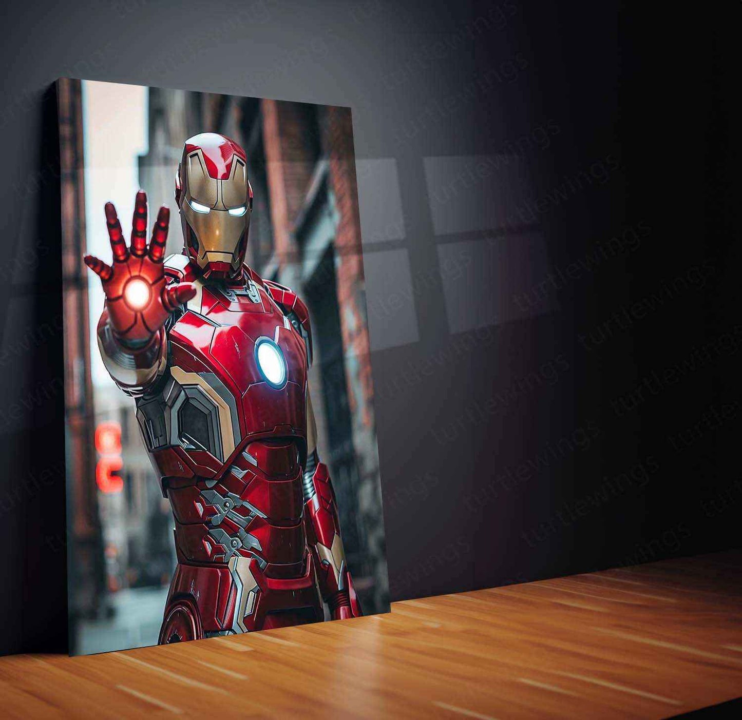 RM of BTS as Iron Man – Realistic Metal Poster by Luvdaddy - TURTLEWINGS