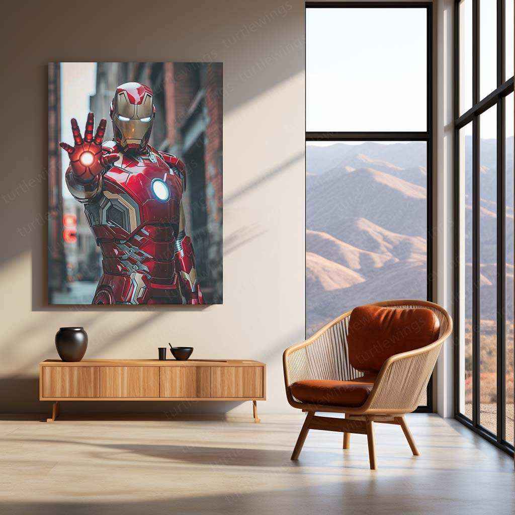 RM of BTS as Iron Man – Realistic Metal Poster by Luvdaddy - TURTLEWINGS
