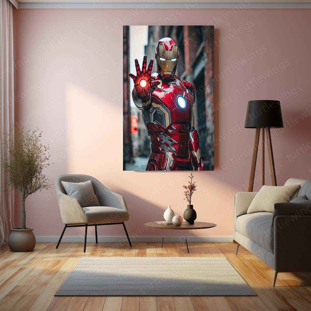 Iron Man Metal Poster - TURTLEWINGS