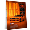 BMW E30 M3 Icon Series Metal Poster | Classic Motorsport Legend Wall Art | Premium BMW