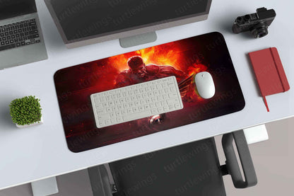 Marvel Legends Red Hulk & Captain America in Action Deskmat - TURTLEWINGS