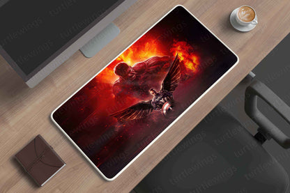 Marvel Legends Red Hulk & Captain America in Action Deskmat - TURTLEWINGS