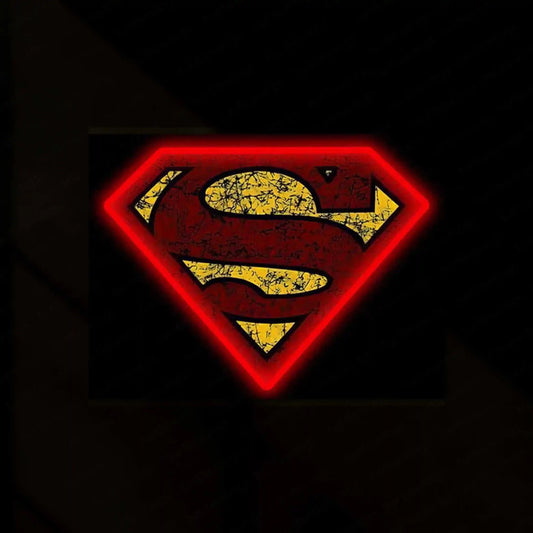 Marvel Neon LED Metal Poster â Epic Superhero Wall Art for Fans & Collectors - TURTLEWINGS