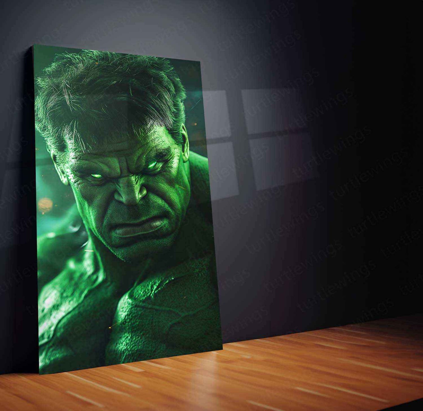 Hulk – Green Aura Power Metal Poster 2 - TURTLEWINGS