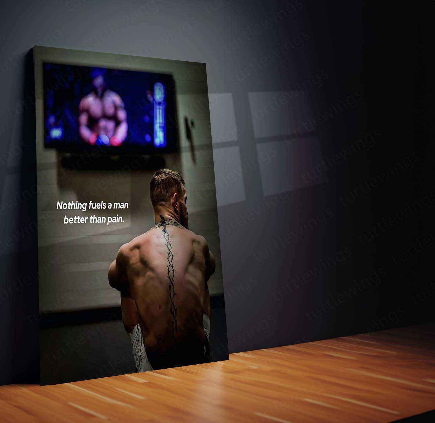 Conor McGregor Quote Metal Poster | Motivational UFC Wall Art | Fight Mindset Decor - TURTLEWINGS